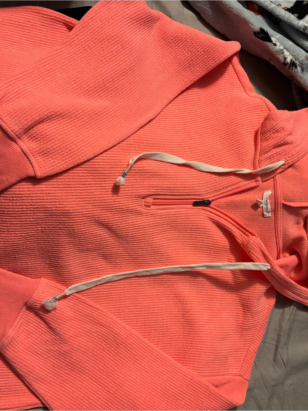 Maurices Coral Knit Half-Zip Hoodie